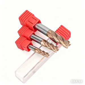 Tungsten <strong>Carbide</strong> Rough <strong>End</strong> <strong>Mill</strong> Coated 4-Flute HRC55 1-20mm Milling Cutter for CNC Machines OUMEIA Brand ODM/OEM - Product Image 1