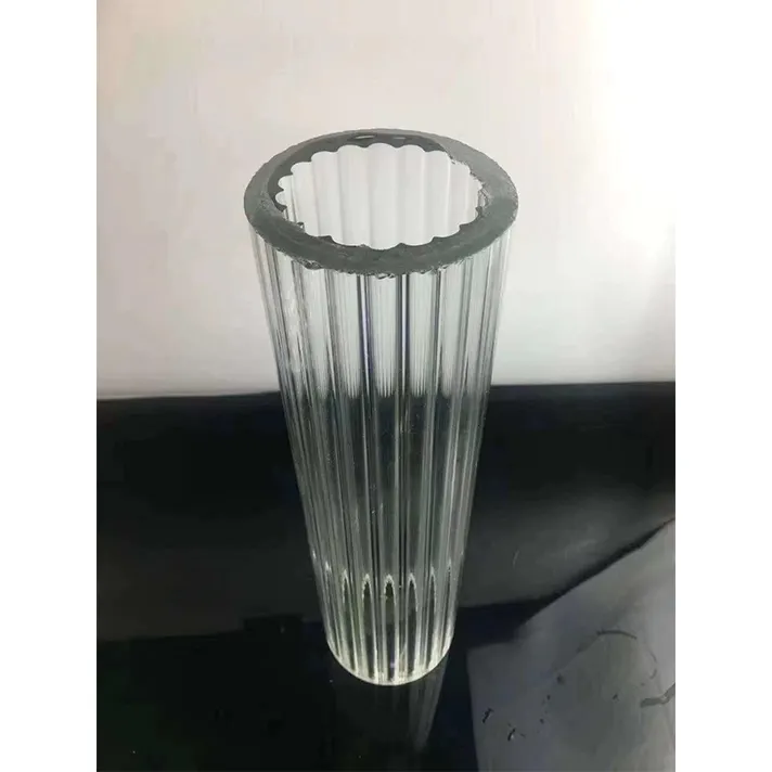 High borosilicate glass tubes, 2mm wall thickness inner stripe glass tube