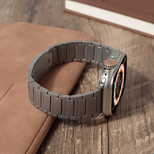 CM <span class=keywords><strong>Bracelet</strong></span> en acier inoxydable léger en alliage de titane avec nouvelle boucle pour <span class=keywords><strong>Apple</strong></span> <span class=keywords><strong>Watch</strong></span> - Product Image 4