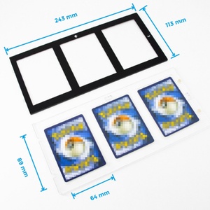 High Quality YAGELI Graded Card Frame Pokemoned Magnetic Trading Card Acrylic <b>Display</b> <b>Case</b> with Customizable Thickness - Product Image 6