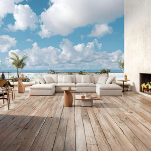 Hiện Đại 3 Chỗ Ngồi Trắng Vải Đám Mây Sofa Đặt Bọc Góc Ghế Bọt Biển Cho Phòng Khách Biệt Thự Đồ Nội Thất Gỗ Hộp Nén - Product Image 3