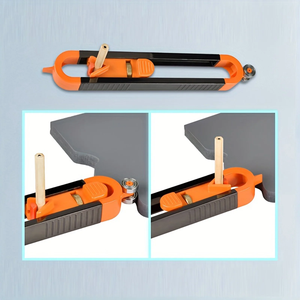 Lockable Contour Gauge – Profile Scribing Ruler, Adjustable Locking Precise Woodworking <b>Tool</b>, Profile Duplicator for Irregular S - Product Image 4
