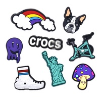 Soft PVC Shoe Decoration Charms for Croc, Assorted Designs