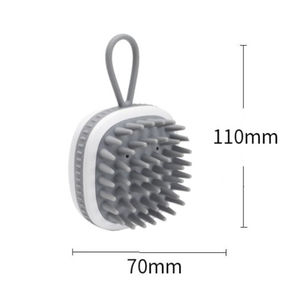 2022ใหม่ที่วางจำหน่ายหัวนวดหนังศีรษะเจริญเติบโตของเส้น<span class=keywords><strong>ผม</strong></span>รังแคแปรงผม Scrubber มือถือนวดหนังศีรษะ<span class=keywords><strong>แชมพู</strong></span>แปรง - Product Image 1