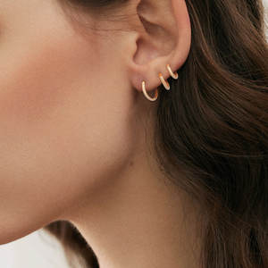 G23 Titanio 16G Pendientes de moda Nariz Oreja Piercing Anillo Cartílago Daith Aro Segmento con bisagras ASTM F136 Tit Zircon Joyería para el cuerpo - Product Image 3