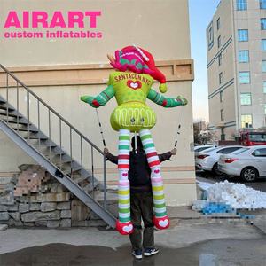Marionnette <span class=keywords><strong>privée</strong></span> gonflable de mascotte de défilé de rue, marionnettes privées gonflables de festival de Noël à vendre - Product Image 6