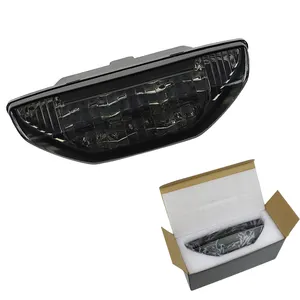 Atubeix Lampu Rem Ekor LED, Lampu Belakang untuk Honda TRX 250 300 400 500 700 Rancher 420 Asap