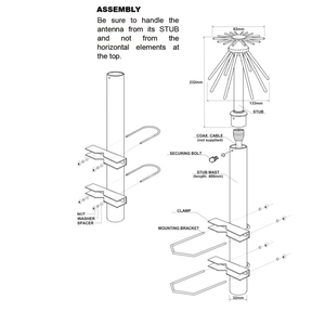 Antenne professionnelle DA6000 Discon 700MHz-6000MHz L9.1 pouces Fabriquée au Japon - Product Image 6