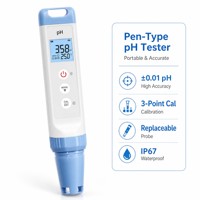 pH-mètre numérique portable professionnel, testeur de température ORP, étanche IP67, sonde remplaçable ATC, moniteur de qualité de l'eau