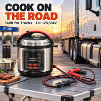 Cuisinière électrique à pression 12V 24V DC 300W, multifonction numérique, portable, corps en acier inoxydable, fabricant OEM ODM pour importateurs