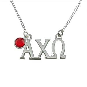 Collana con <span class=keywords><strong>Lettere</strong></span> Greche Delta Sigma Zeta Phi Beta Phi Psi Alpha, Gioiello Souvenir per Organizzazione Scolastica Universitaria, Idea Regalo - Product Image 5