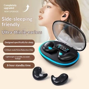Écouteurs intra-auriculaires mini invisibles les plus vendus, port confortable, appels HD, Bluetooth 5.4, Stéréo HiFi, Longue autonomie, Casque universel - Product Image 2