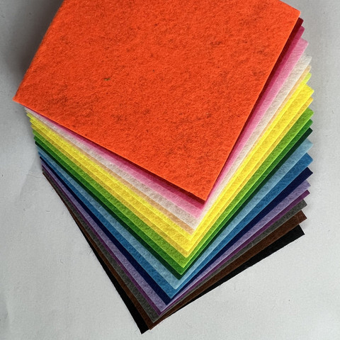1mm Thickness Colorful Felt Non-Woven Fabric Needle Punched Craft Material for Concrete Use