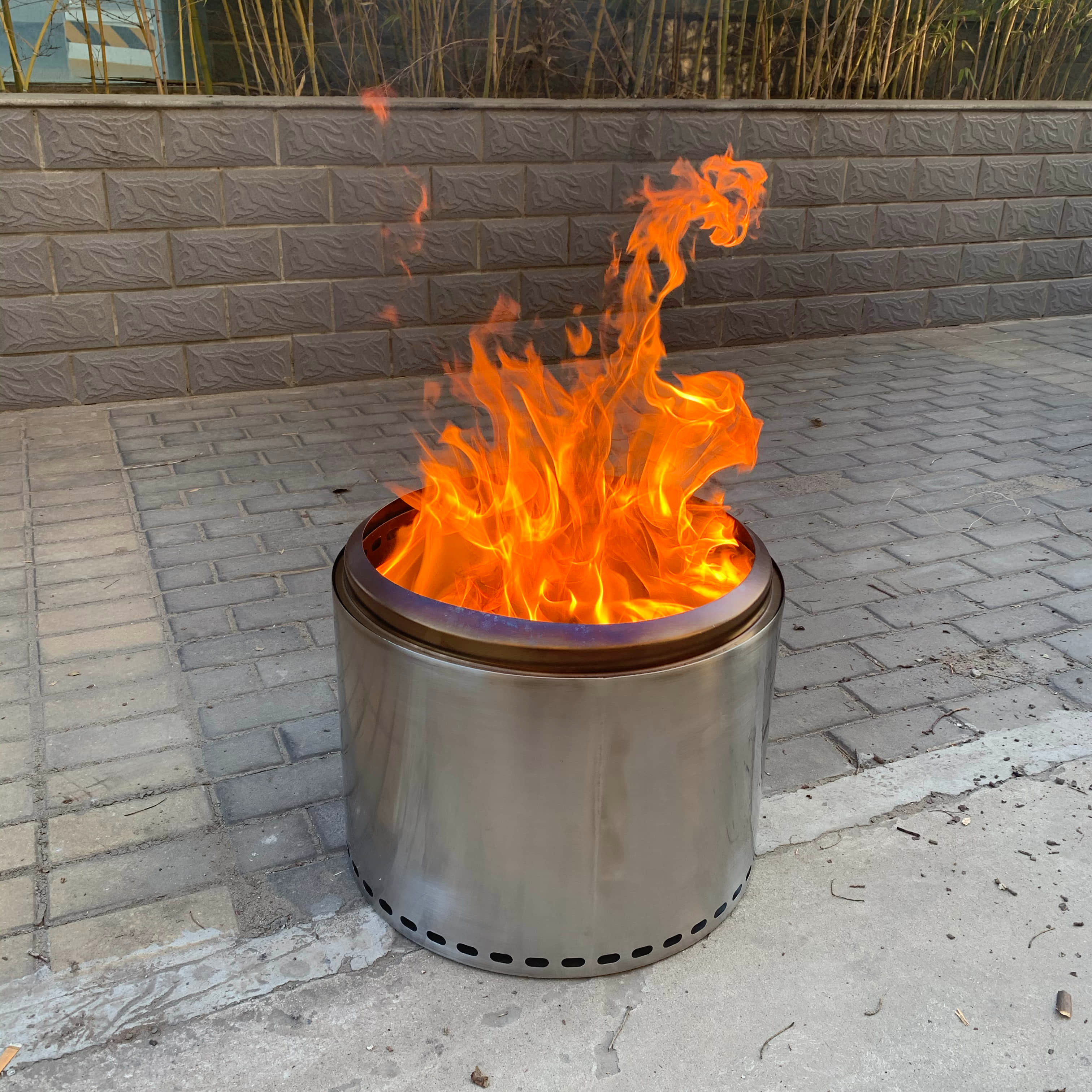 Садовая горелка из нержавеющей стали, горелка по дереву, газовая горелка, уличная горелка
