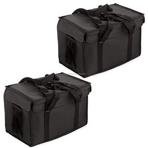 Grand sac isotherme pliable avec fermeture éclair robuste, sac de courses thermique réutilisable pour les courses, les services de <span class=keywords><strong>livraison</strong></span> de nourriture - Product Image 3
