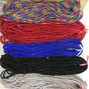 Bulk mit Aglet-Spitzen Crystal Shoe Lace Strass String / Hoodie Kordel zug/Crystal Cord- 3MM- 42 Zoll lang - Product Image 6