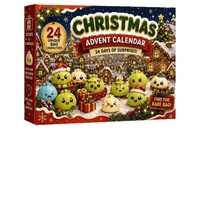 Nouvel Arrivage Transfrontalier WF Calendrier de l'Avent Squishy de Noël 2026 en PLA Fabriqué en Chine