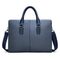 Sac de travail souple en cuir PU marron pour homme, vente en gros, provenant d'un fournisseur chinois