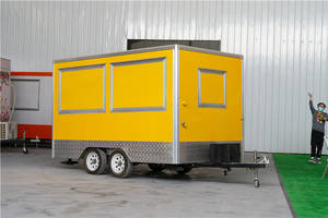 โรงงานเชิงพาณิชย์รถบรรทุกอาหารที่มี3ส่วนประกอบระบบอ่างน้ำอาหารอย่างรวดเร็วเบอร์เกอร์สุนัขร้อนออกประตูรถบรรทุกหยอดเหรียญ - Product Image 2