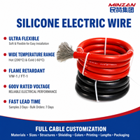 Câble en silicone 16 18 20 22 24 26 AWG résistant aux hautes températures pour appareils électroménagers