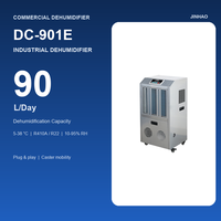 Nouveau déshumidificateur d'air électrique commercial haute performance à haute efficacité avec une capacité de 90 L et une conception portable pour une utilisation hôtelière