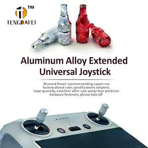 Manette de contrôle à distance allongée en alliage d'aluminium Tengdafei pour drone, compatible avec les accessoires de caméra d'action Royal 3 Mavic RC Mini3 Pro - Product Image 1