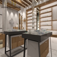 Présentoir Moderne pour Magasin d'Optique avec Service de Conception de Magasin Clé en Main, Table d'Exposition en Bois pour Lunettes Optiques pour Boutique