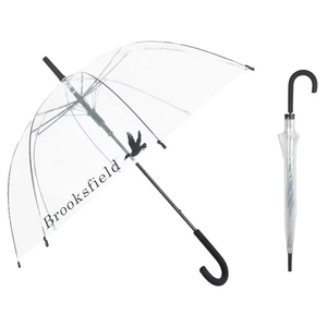 Cadeau promotionnel logo personnalisé clair <span class=keywords><strong>jardin</strong></span> extérieur transparent automatique sèche-<span class=keywords><strong>parapluie</strong></span> pour la pluie vente en gros - Product Image 5