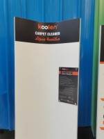 Magasin de détail personnalisé magasin pose libre tapis de sol en métal nettoyeur à vapeur produit présentoir support