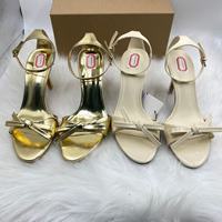 Sandales à talons hauts pour femmes QuiteS 2026, style nouveau, sexy, pour soirée, mariage, avec nœud décoratif, talons fins, tendance mode été