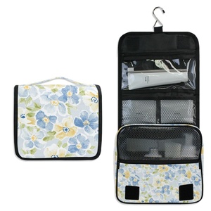 High Quality Custom Travel Cosmetic Bag <b>Toiletries</b> Organizer Waterproof <b>Storage</b> Hanging Bathroom Wash Bag for Women - Product Image 1