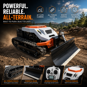 free shipping CE 900mm heavy duty remote crawler mower 608cc engine EPA grass cutter garden machine - Product Image 2