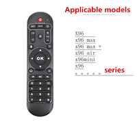 Télécommande de remplacement X96 avec fonction d'apprentissage pour Android TV Box, compatible avec X96 X96max X96 Max+ X96mini