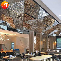 Panneau mural décoratif 3D en acier inoxydable pour plafond, panneau de séparation d'eau, décoratif, Z2303, meilleur prix