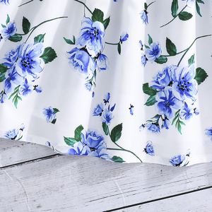 ชุดเสื้อแขนยาวระบายสวยหรูและเดรสลายดอกไม้แบบไม่มีแขนสำหรับเด็ก ชุดสองชิ้นทันสมัยและสง่างาม - Product Image 6