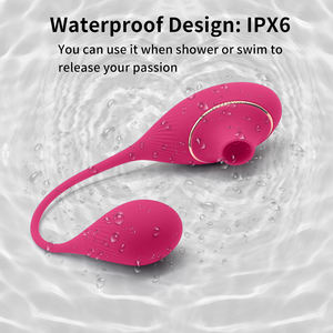 Morbido flessibile Peashooter7 succhiare salto doppio 7 vibratore giocattoli sessuali donne clitorideo stimolatore capezzolo succhiare vibratore massaggiatore - Product Image 3