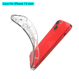 เคสโทรศัพท์มือถือแบบใส TPU Soft Gel ป้องกันเลนส์กล้องแบบ 3D Airbag ป้องกัน 360 องศา สำหรับ iPhone 13 Mini - Product Image 5