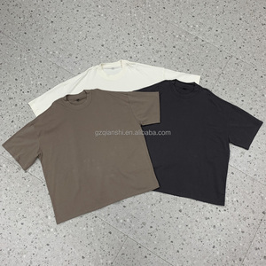 เสื้อยืดคอตตอนทรงครอปคุณภาพสูงสั่งทำพิเศษ ทรงหลวมโอเวอร์ไซส์ หนานุ่ม ไหล่ตก ทรงบ็อกซี่ ผลิตเสื้อยืด - Product Image 2