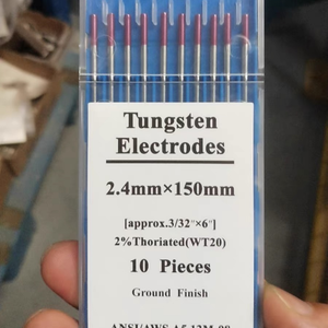 Varillas de soldadura Tig de tungsteno a precio de fábrica WT20 <span class=keywords><strong>Electrodo</strong></span> de tungsteno para Tig 1,6mm 2,4mm 3,2mm rojo gris verde azul varilla de tungsteno - Product Image 2