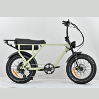 Vente chaude rétro haute vitesse 750w-1500w Ebike 60v vélo électrique avec batterie au lithium 15ah et cadre en alliage d'aluminium gros pneu