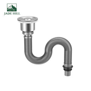 Manguera de desagüe multiusos para cocina, manguera de acero inoxidable para fregadero, para lavadora y aplicaciones en fregaderos de verduras - Product Image 1