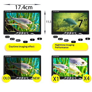 Caméra de pêche sous-marine <span class=keywords><strong>en</strong></span> gros d'usine, étanche IP68, grand angle 185°, autonomie 6H, écran LCD rotatif, portable pour la pêche sur glace - Product Image 3