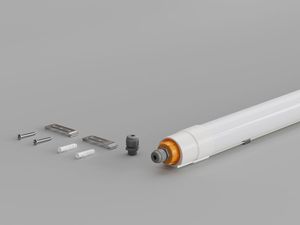 ไฟ LED เชื่อมต่อได้ รุ่นกันน้ำกันสนิม IP65 IK08 ให้แสงสว่าง 110lm/W สำหรับโรงงาน/คลังสินค้า  ระบบเปิด/ปิด  ค่า CRI สูง>80 มาตรฐาน CE RoHS - Product Image 2