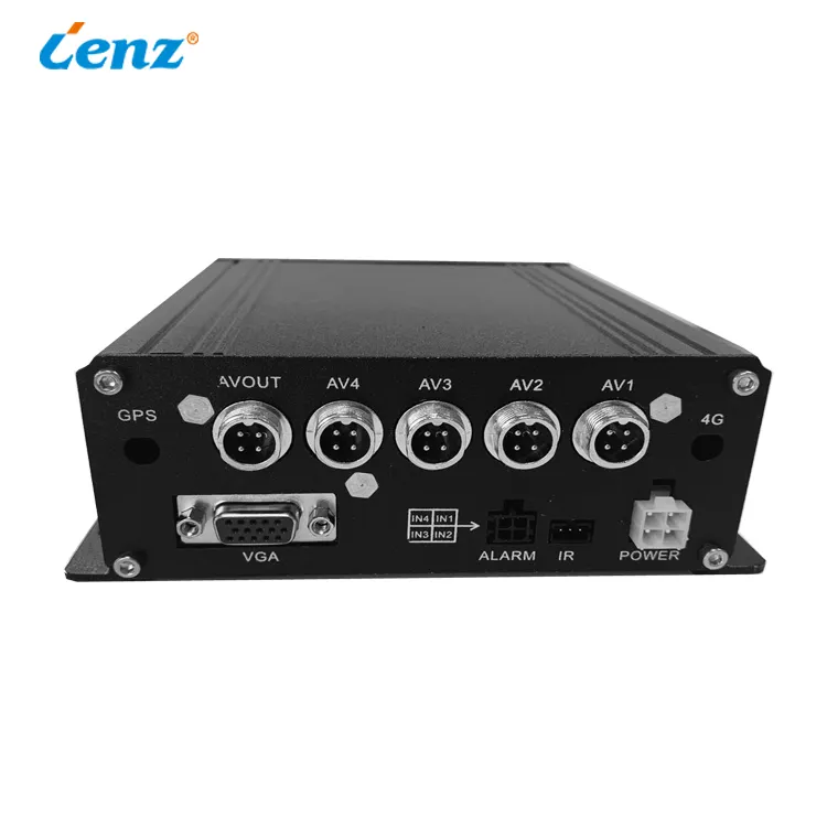 Mobile Dvr Vehicle Car Bus Truck H.264 4CH Mobile DVR 1080p For Realtime Video Recorder