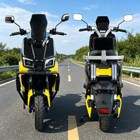 Scooter électrique de haute qualité CKD SKD 12 pouces 1100/1300W 60 km/h, fabricant de motos électriques pour adultes