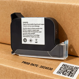 25.4Mm Tij Hộp Mực Nhanh Khô Độ Bám Dính Cao Công Nghiệp Phổ Tự Động Nhãn Nhiệt Máy In Phun Cầm Tay Máy In - Product Image 1