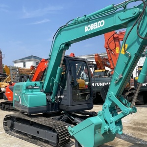 Excavadora Usada KOBELCO SK75 de 7.5 Toneladas, Excavadora Hidráulica de Orugas, Maquinaria de Construcción - Product Image 1