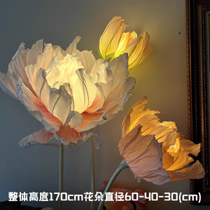 Creativo papel de organza de seda independiente de algodón lechoso se puede personalizar apertura y cierre automático de flores para la decoración de la boda - Product Image 6