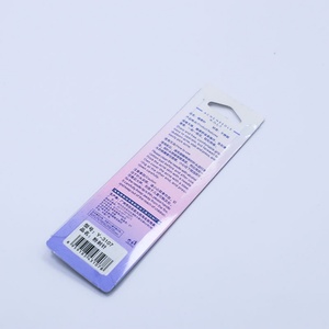 Emballage de cartes à glissière en blister, boîte en papier coulissante avec blister en PVC transparent, emballage en blister en papier personnalisé pour cosmétiques - Product Image 6