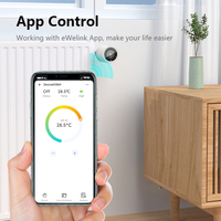 EWelink-Control remoto de calefacción por suelo radiante TRV Zigbee, compatible con la aplicación de Google Home